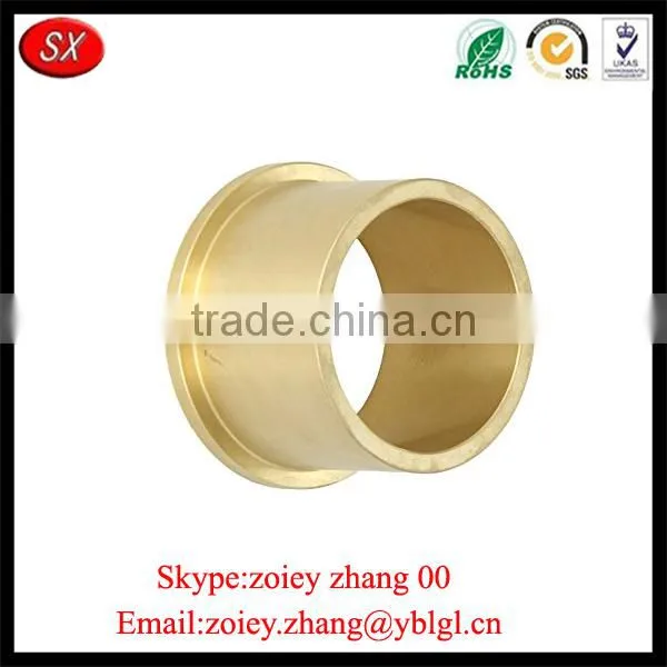 China Manufacture CNC Turned Small Tolerance Brass Sleeve Bushing photo-4