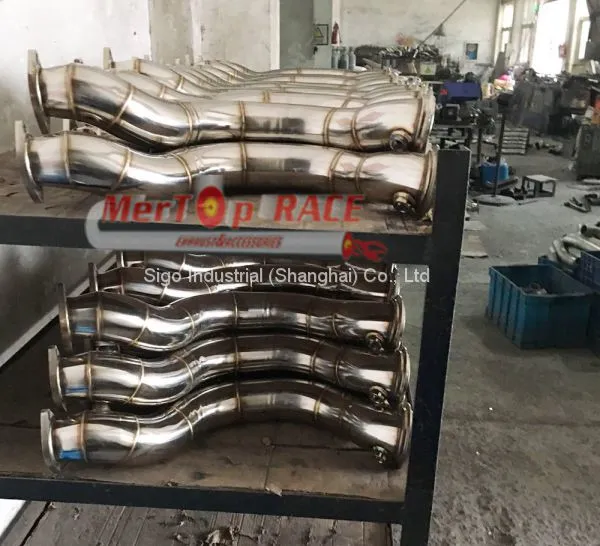 MerTop N54 3.0T E82 E88 E90 E92 E8X E9X 135i 335i Intake Turbo Charge Pipe Cooling Kit WITH 50mm BOV Port+3'' Catless Do photo-5