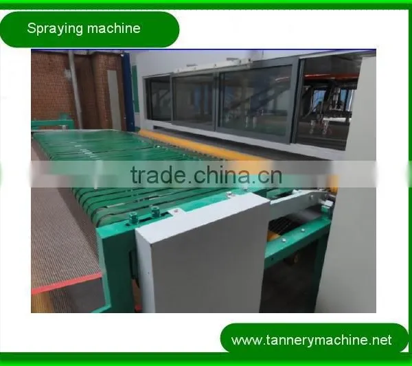 pu Leather Spraying Machine for Finishing Leather