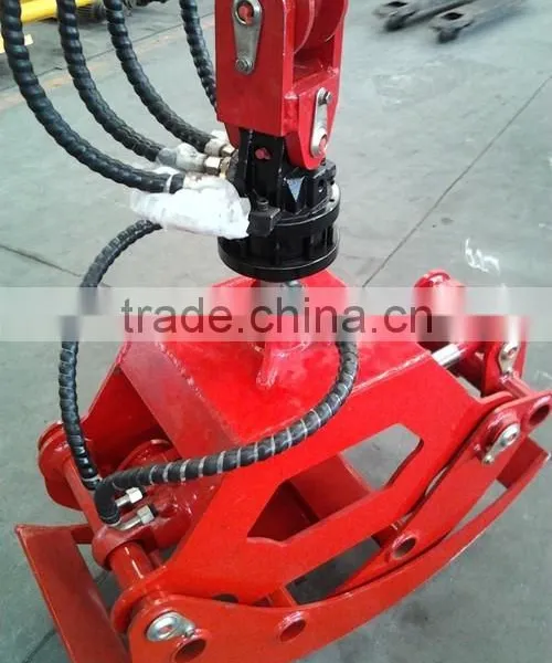 Forest Equipment Tractor Use Hydraulic Log Trailer Wood Trailer Timber Loading Trailer Log Wagon With Crane Grapple photo-5