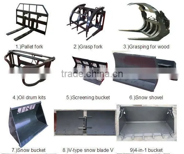 15F Wheel Loader Euro 3 With Pallet Fork ,wood Grasp photo-2