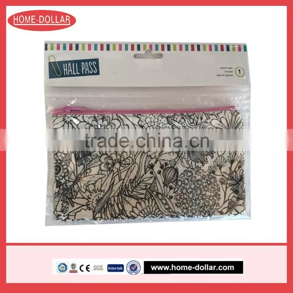 Wholesale Transparent Color Printing Cylindrical Zipper School Pvc Zipper Pen Bag photo-3