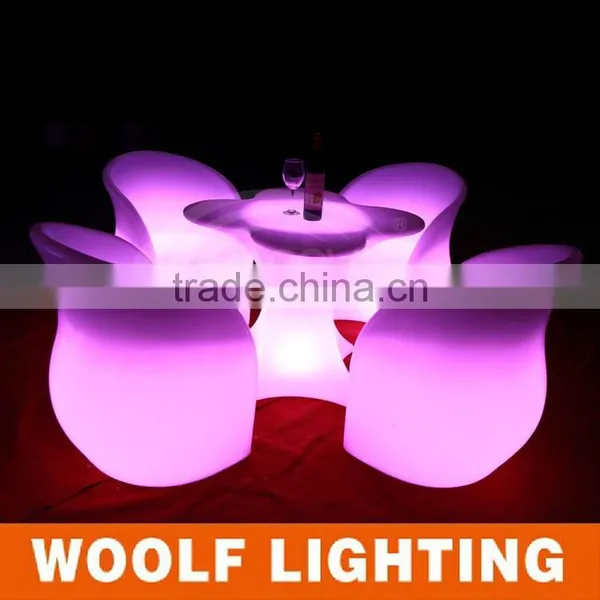 Plastic Rechargeable 16 Colors RGB Waterproof Led Coffee Table photo-3