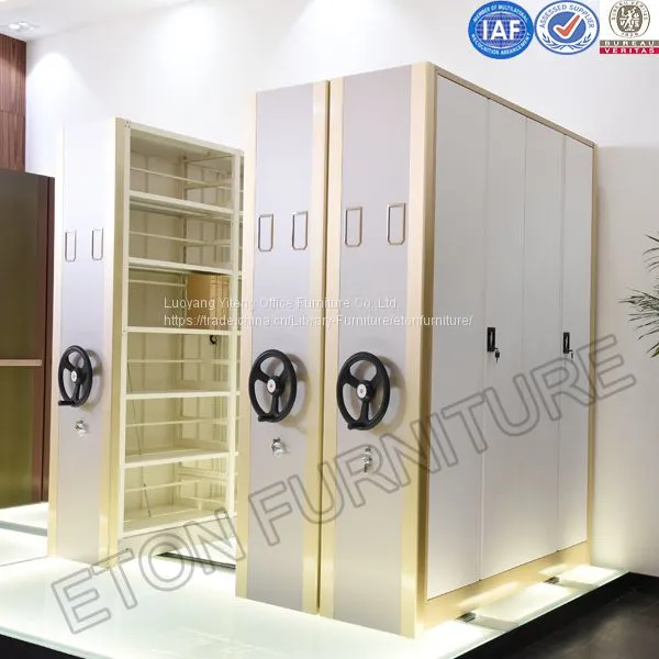 Office Furniture Movable Shelving Cabinet Bookshelves photo-3