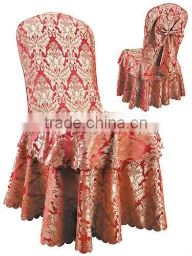 Wholesale Red Wedding Banquet Chair Cover photo-5