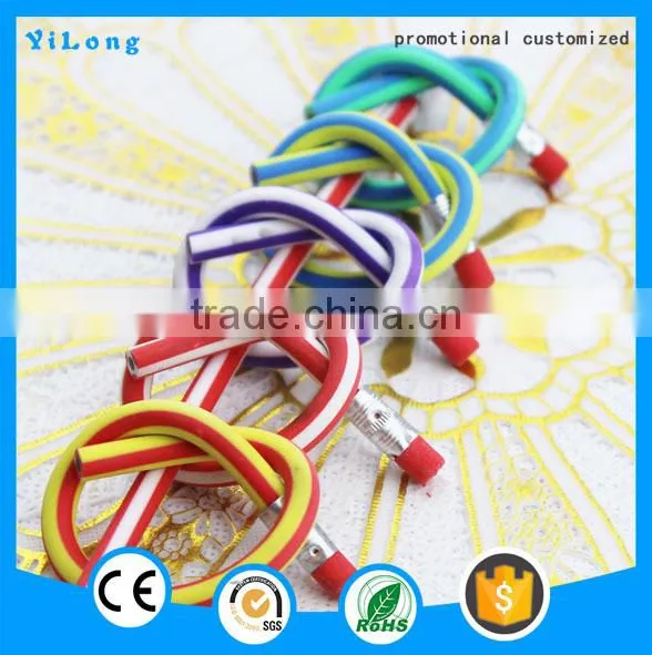 2016 Super Cute Flocking Eco-friendli Wooden Pencil for Kids Drawing Color Lead Pencil photo-2