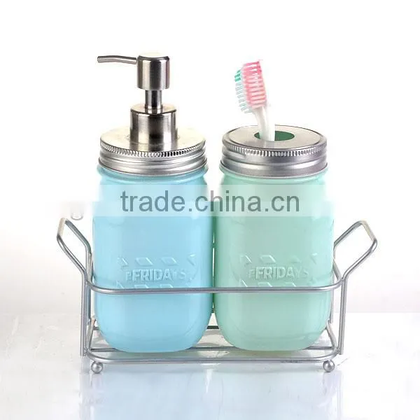 Glass Mason Jar With Dispenser photo-3