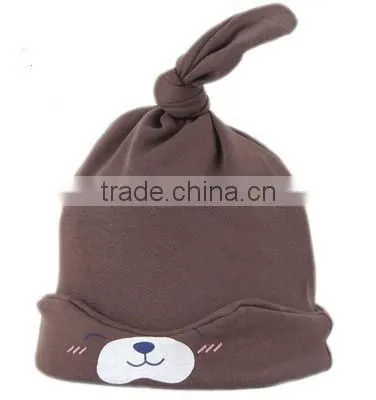 Child Sleep Hat Newborn Cap The Baby Kit Lens Cap Baby Cotton Cap photo-3