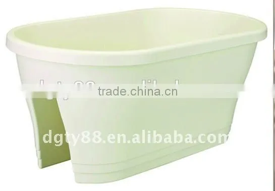 Vacuum Forming Fence Small Plastic Flower Pots Customized Flowerpot on the Wall photo-2