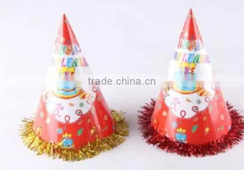 2016 Hot Happy Birthday 6pcs Party Paper Hat With Nice Printing photo-4