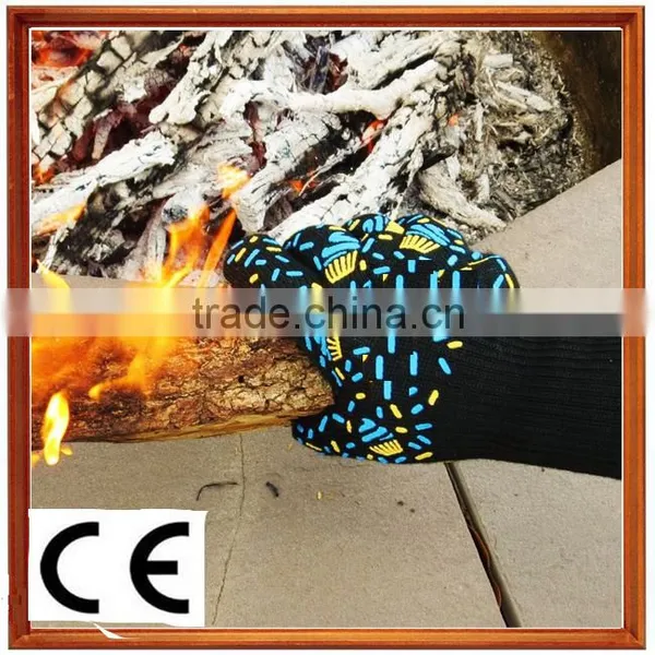 Anti-cut Heat Resistant Gloves Anti-cut Working Safety Gloves for Barbeque photo-2