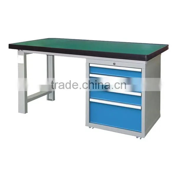 Adjustable Steel Laboratory Workbench With Drawers