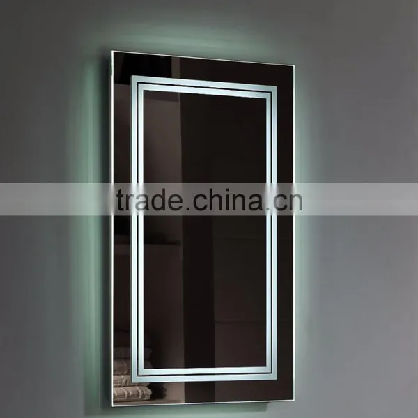 CE/UL IP54 Bathroom Smart Mirror Touch Screen With Light and MP3