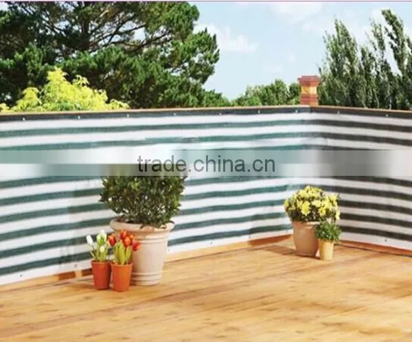 Hot Sell HDPE Balcony Railing Cover ,balcony Privacy Screen, HDPE Balcony Fencing photo-2