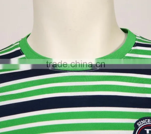 Fashion Designe Colorful Striped T-shirt photo-3