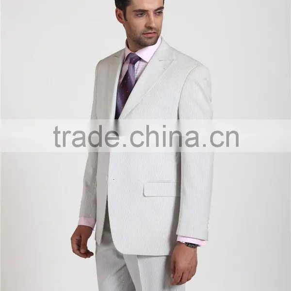 Stripe 2PCS Business Suits for Man / Jacket & Pant photo-3