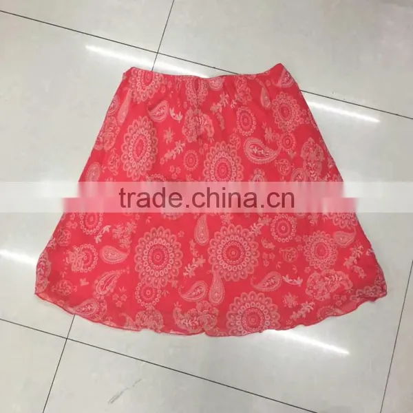 Ladies Cheap Stocklots Printed Short Skirt photo-4