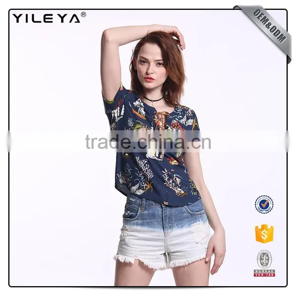 With Pattern Cheap Women Top,cheap Custom t Shirt,custom Logo t Shirt photo-5