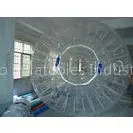 Blue TPU Floating Inflatable Zorb Ball With 1 / 2 Entrance for Grassland / Playground