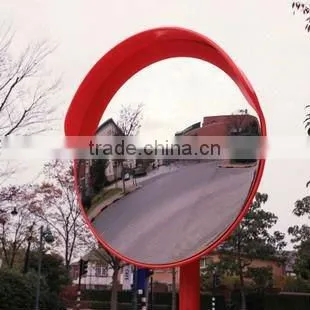 Traffic wide-angle convex mirror