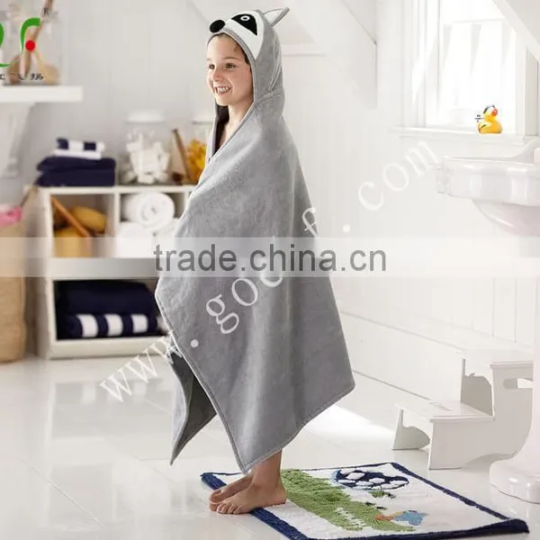 100% Cotton Children Hooded Towels photo-5