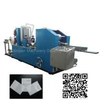Full Embossing Two Colors Printed L Folded Napkin Paper Machine