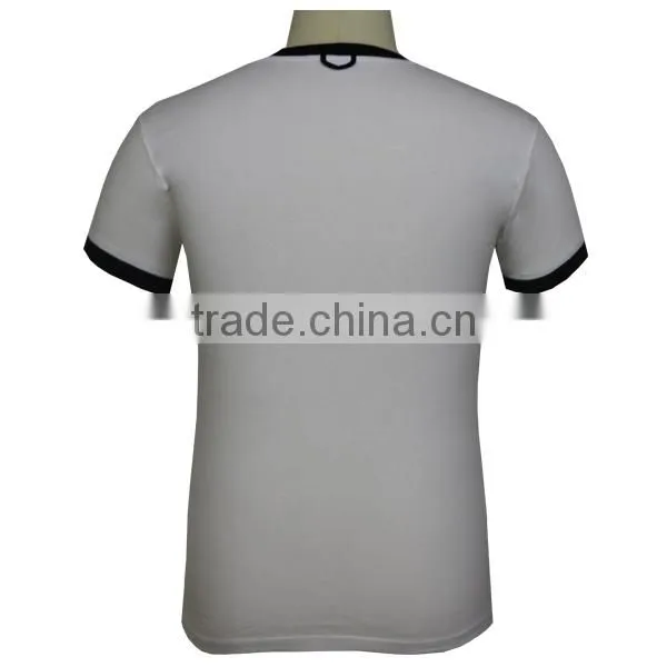 2017 Custom Man Black White Embroidery T-shirts photo-3