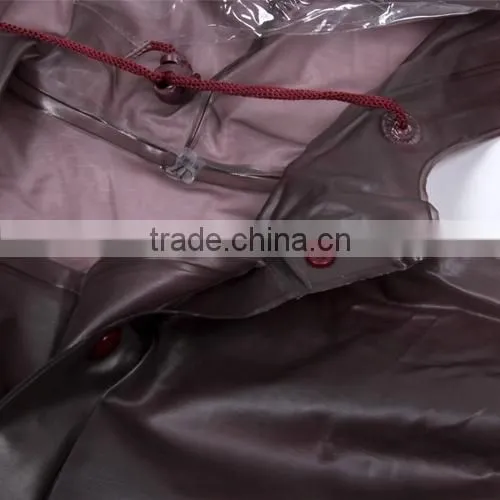 Pvc Hooded Rain Cape Poncho for Adults photo-3