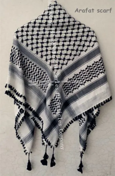 Arafat Jacquard Scarf / Arab Scarf / Arabian Shemagh / Muslim Hijab Scarf / Arafat Scarf / Arabian Shemagh photo-3