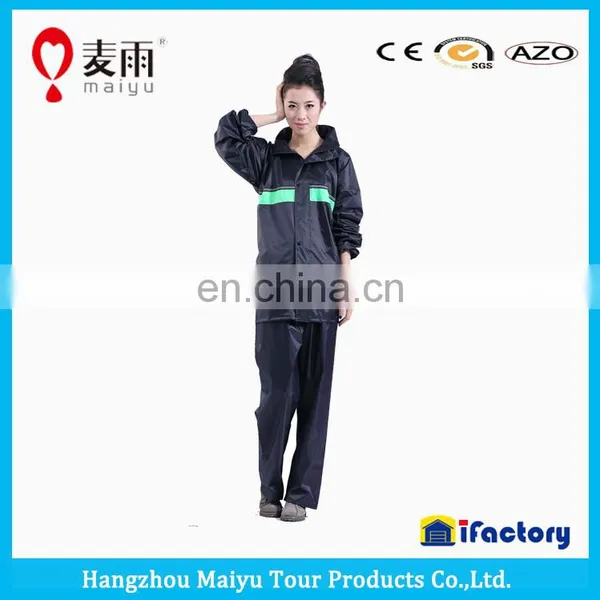 Maiyu Hood Rainsuit With Reflective Tape, Waterproof Suit for Women photo-3