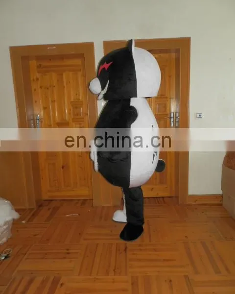 Promotional Custom Black and White Cat Advertising Costume for Adult Wearing photo-3