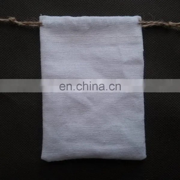 Custom Jewelry Pouch Linen Drawstring Pouch Wholesale Linen Pouch Printed Logo With Jute Strings photo-2