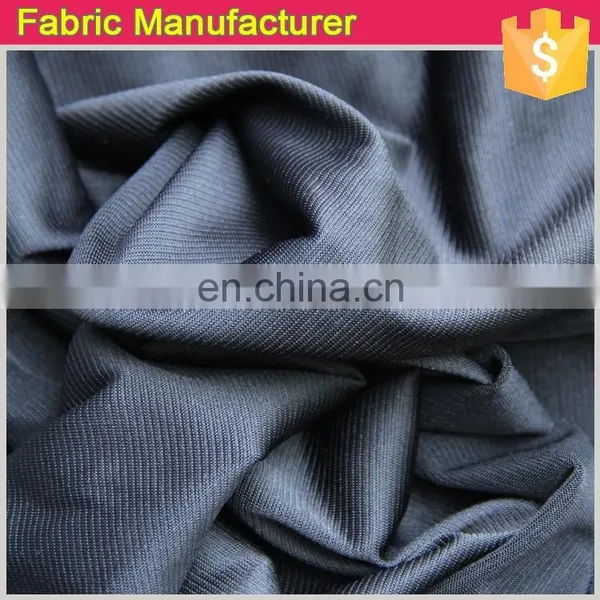 Spandex Single 100% Polyester Knit Black Jersey Fabric photo-4