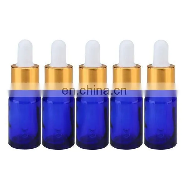10ml Cobalt Blue Glass Bottles With Glass Eye Droppers Essential Oil Bottle photo-4