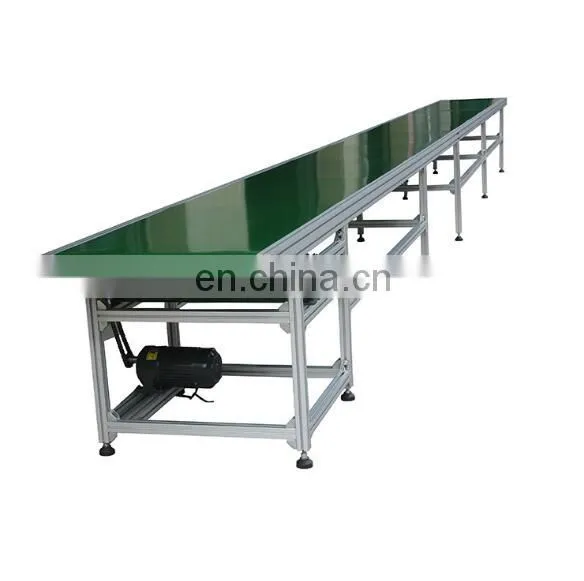 Mini Aluminium Alloy Flat Pvc Green Conveyor Belts Price photo-6