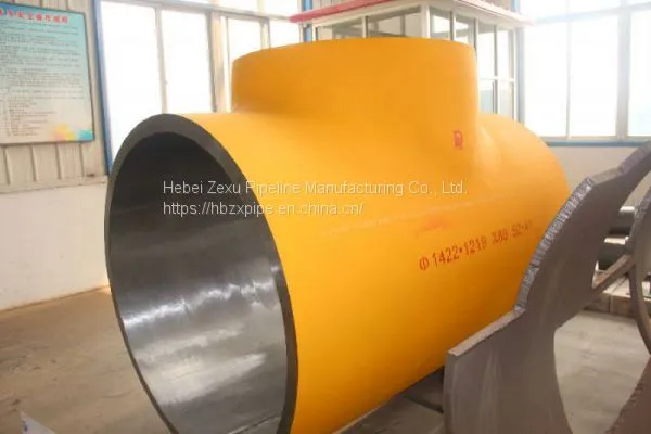 Alloy Steel Tee Butt Welded Threaded Tee Cross Seamless photo-3
