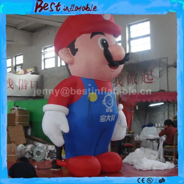 Inflatable Supermario Mascot Cartoon Inflatable Performance Model for Promoting Exhibition photo-2