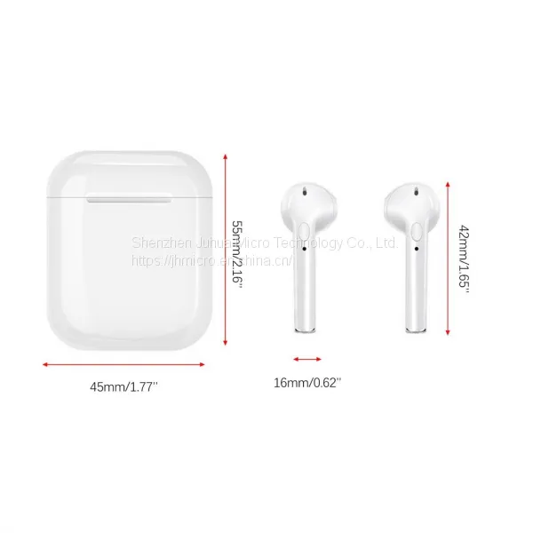 Original 1:1 Tws I12 Mini Bt Audifono Touch Control Wireless Earbuds photo-3