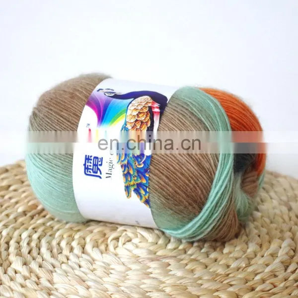 100g Merino Wool Yarn Super Chunky Wool Rainbow Yarn for Wool Yarn photo-5
