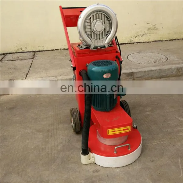 5% Discount 350mm 3 Diamond Head Concrete Floor Grinder With Vacuum photo-6