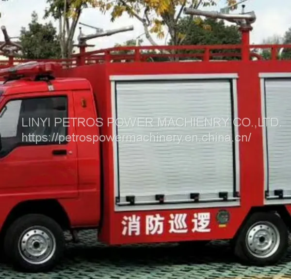 Electric Patrol Car Park Fire Engine Four-wheeled Small Fire Truck photo-5