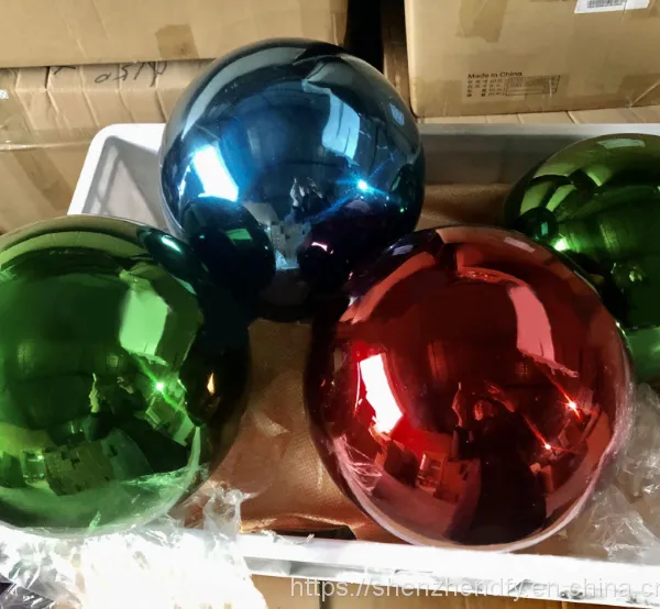 Red Shiny Stainless Steel Ball photo-5