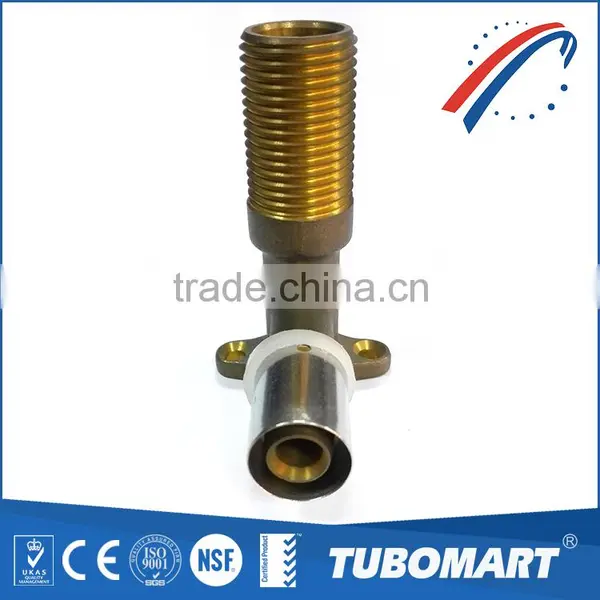 Free Sample Floor Heating 16mm Chrome-plated Pipe Union With Top Brass Material photo-2