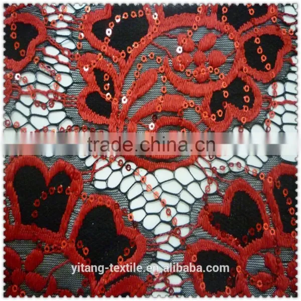 Sequins Lace Fabric photo-3