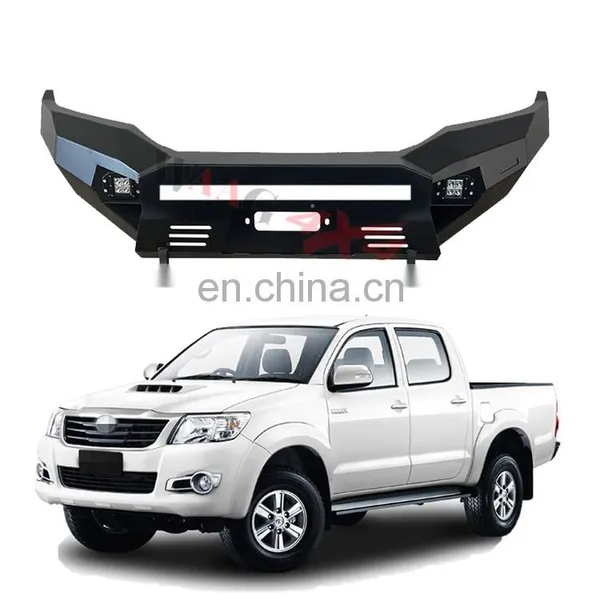 Hot Selling Professional Low Price New Design Bullpen Bumper Off-road Pickup Bumper For Hilux Vigo