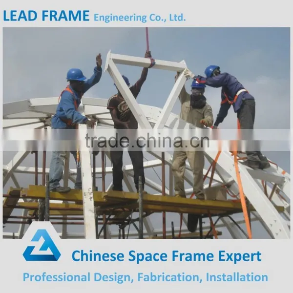 Solid Space Frame Steel Structure Canopy Roof photo-2