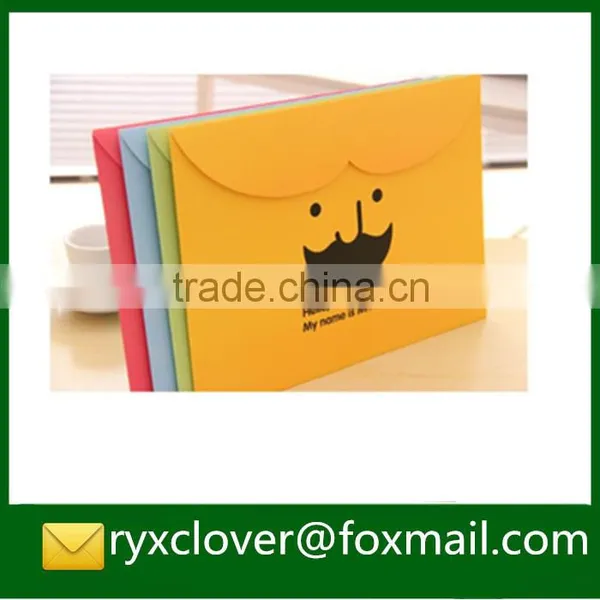 Customized Color/size/logo pp Plastic Closure Document Bag photo-2