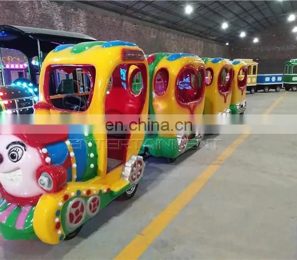 China Factory Animals Mini Train Seats Kids Shopping Mall Electric Trackless Train For Sale photo-3