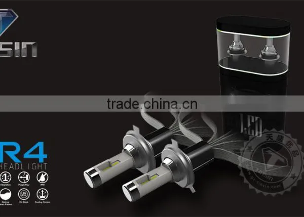 2016 China Factory R4 Led Headlight Kit H4 Led Light 7200lm/9600lm Fanless photo-6