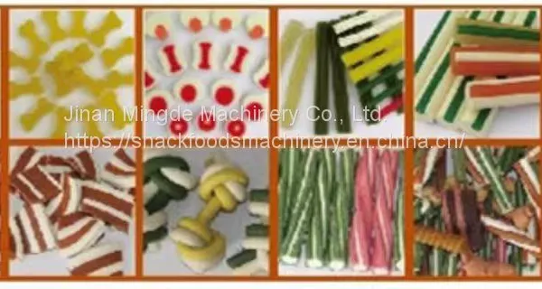 High Quality Single Screw Extruding Dog Treats Making Machine Pet Chew Food Processing Line photo-5
